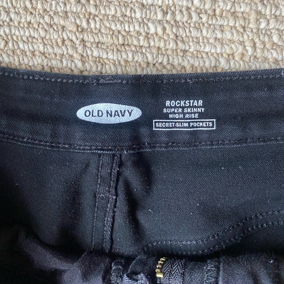 Black skinny jeans size 12 super high rise - Picture 2 of 4